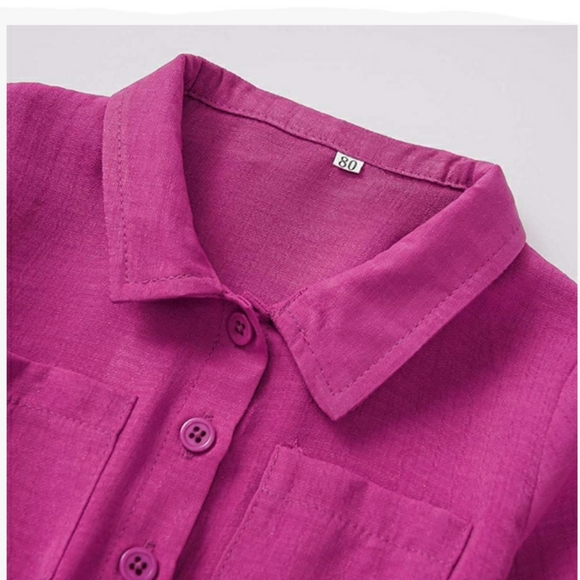 NWT 6-12mo Baby Romper, Jumpsuit Long Sleeve Pant - Picture 6 of 14